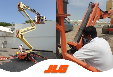 JLG service amc contract repair height boomlift scissor lift